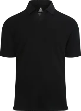 Alex Vando Mens Cotton Polo Shirts V-Neck Short Sleeve Casual Shirts for Men
