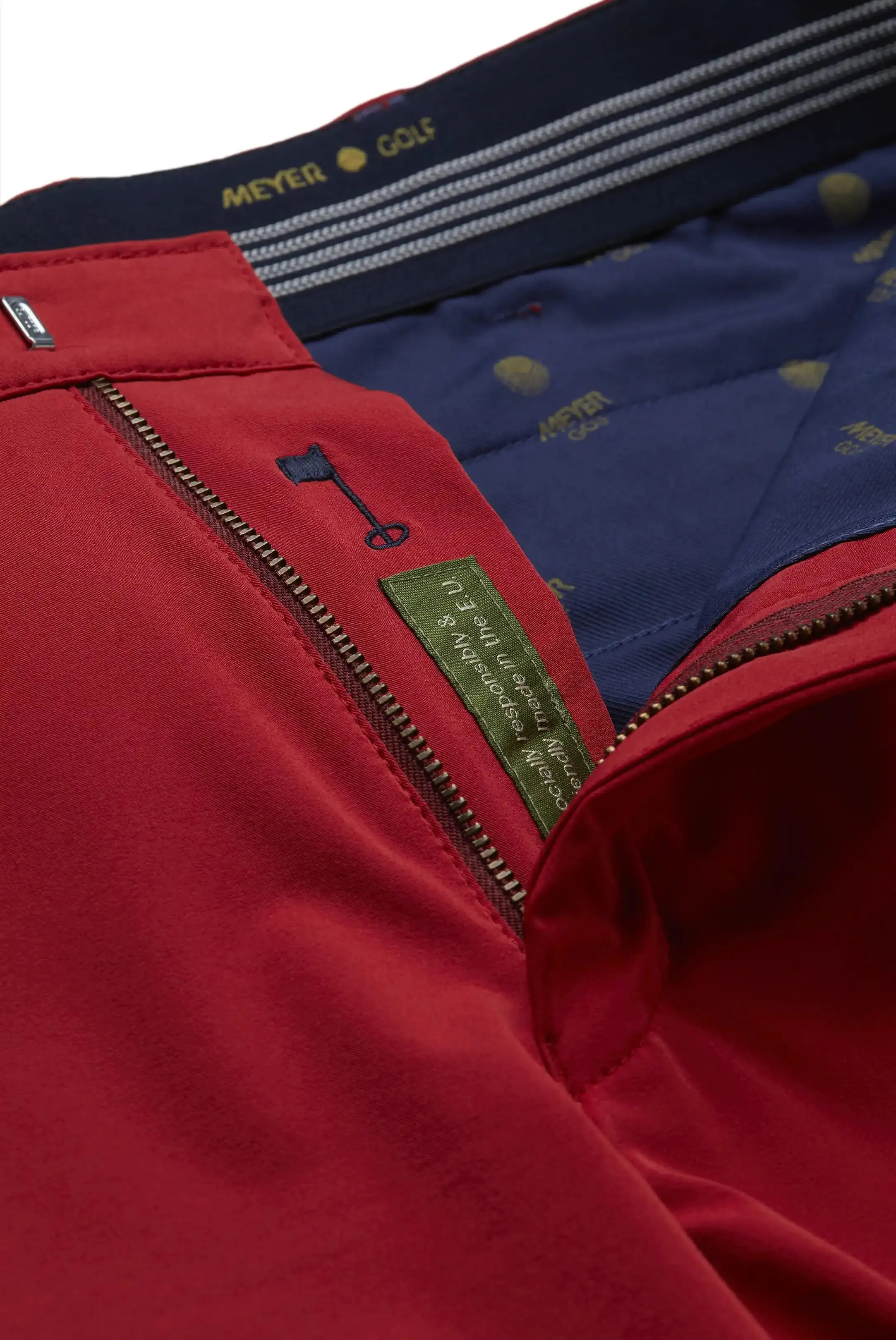 MEYER Golf Shorts - St. Andrews 8070 High Performance Cotton - Red