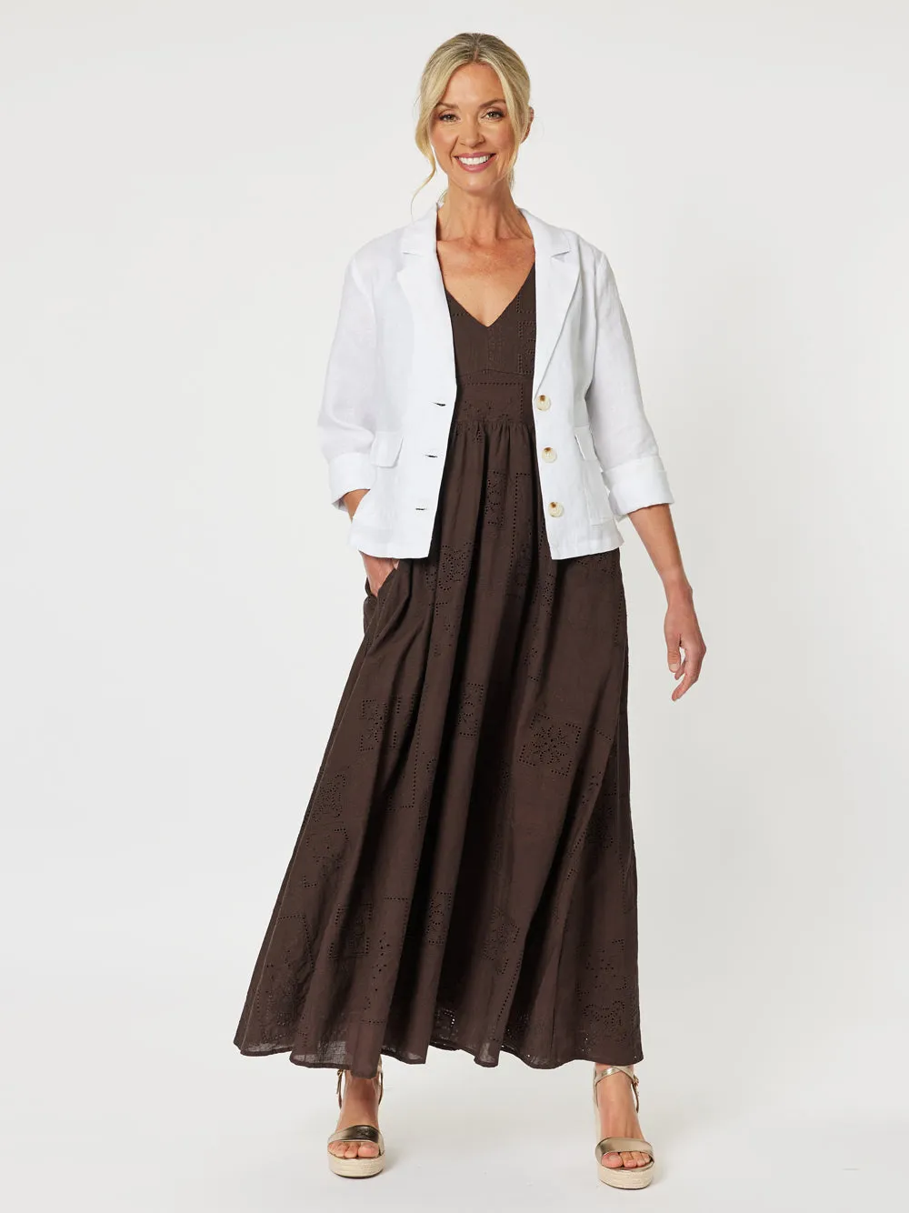 Mila Cotton Broderie Dress - Koko