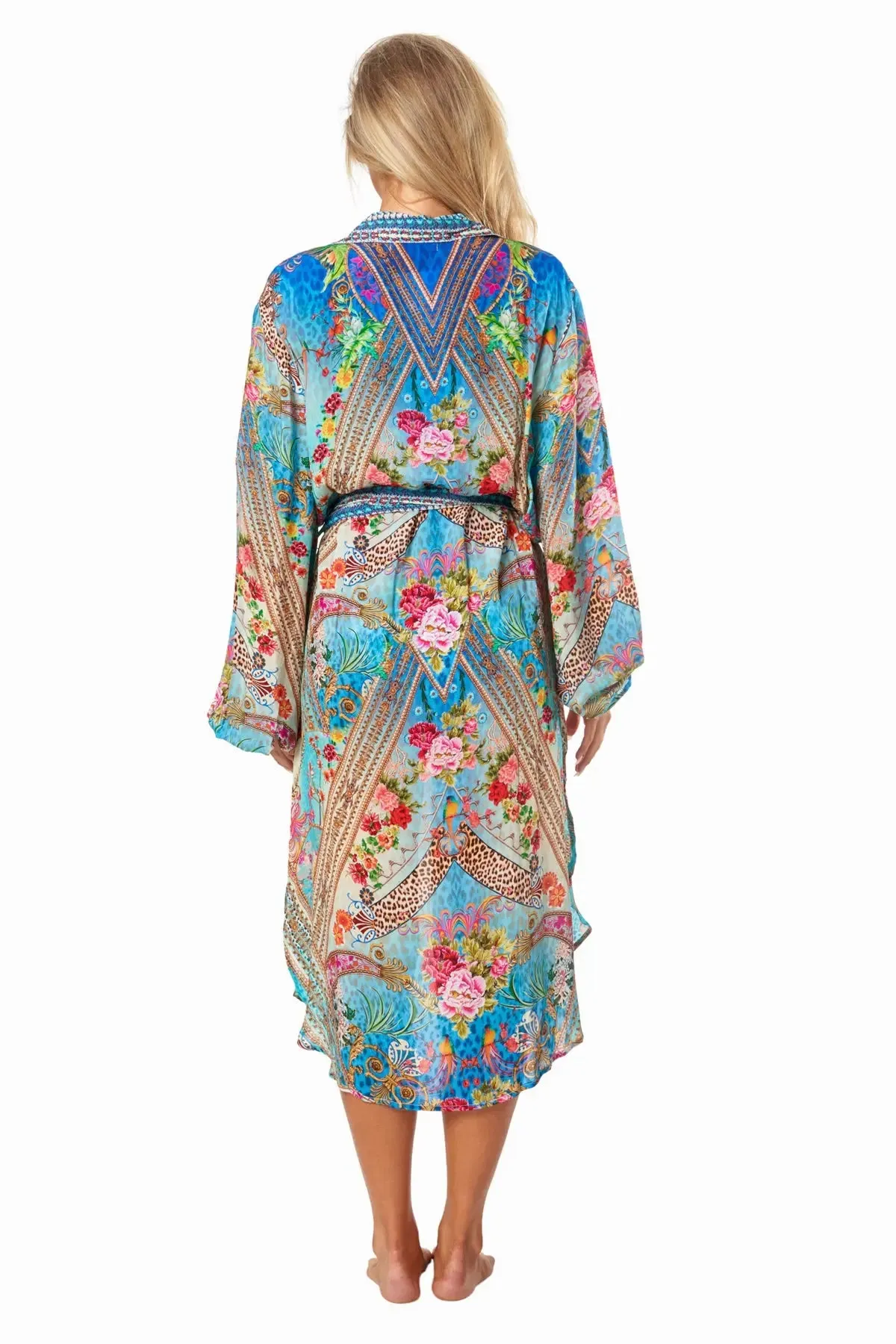 Queens Garden Easy Shirtdress Cover-Up