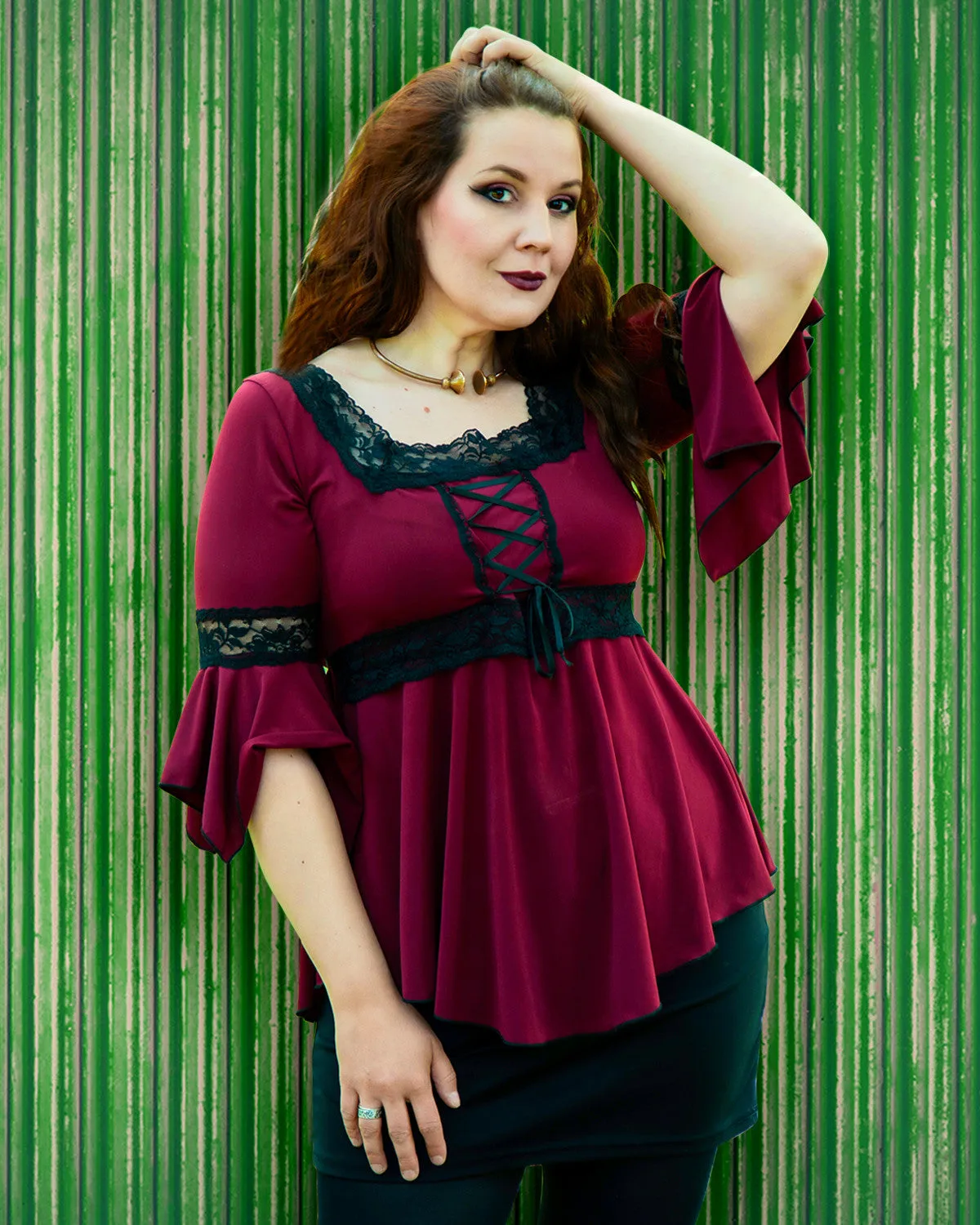 Renaissance Top in Wedgewood