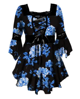Renaissance Top in Wedgewood