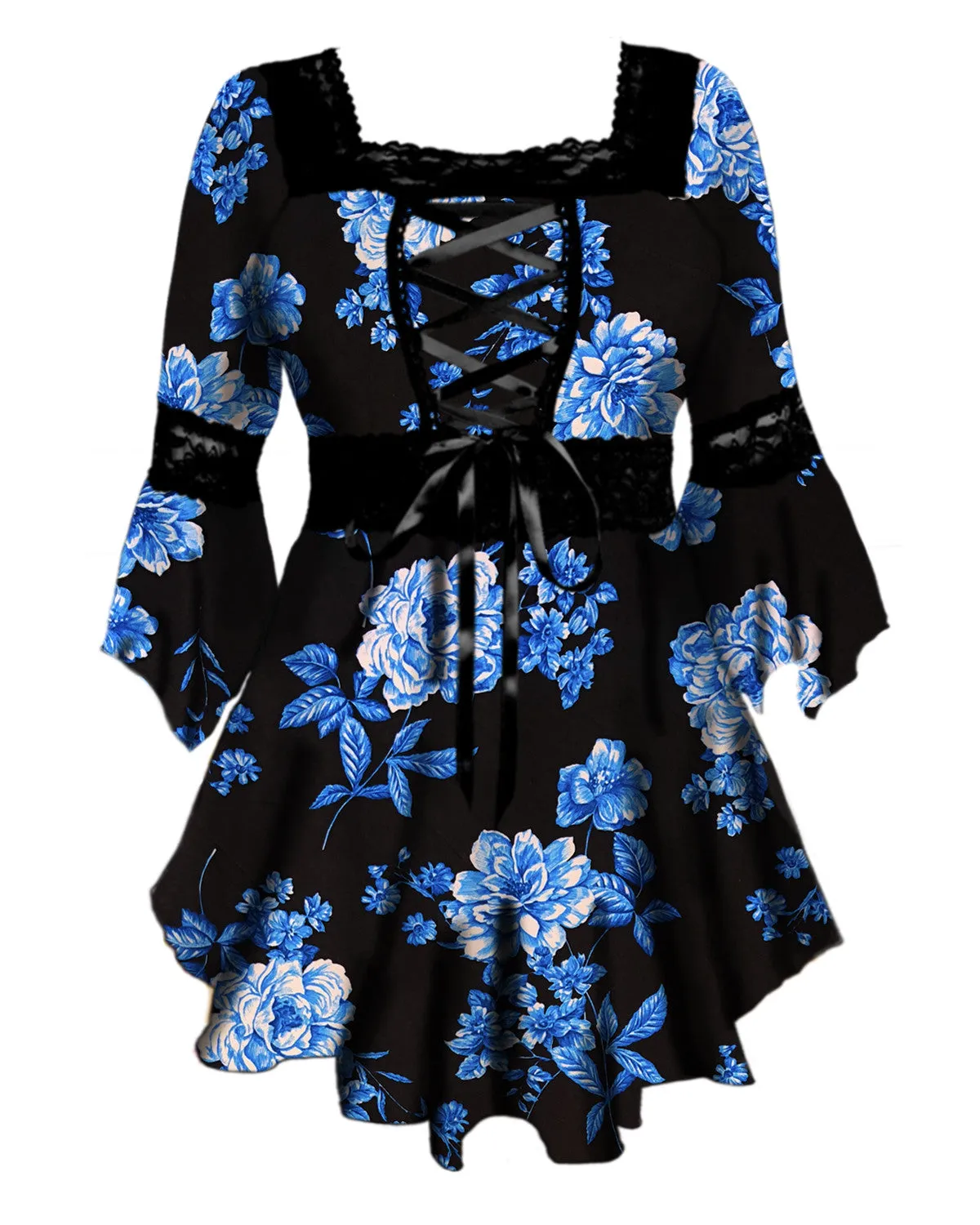 Renaissance Top in Wedgewood