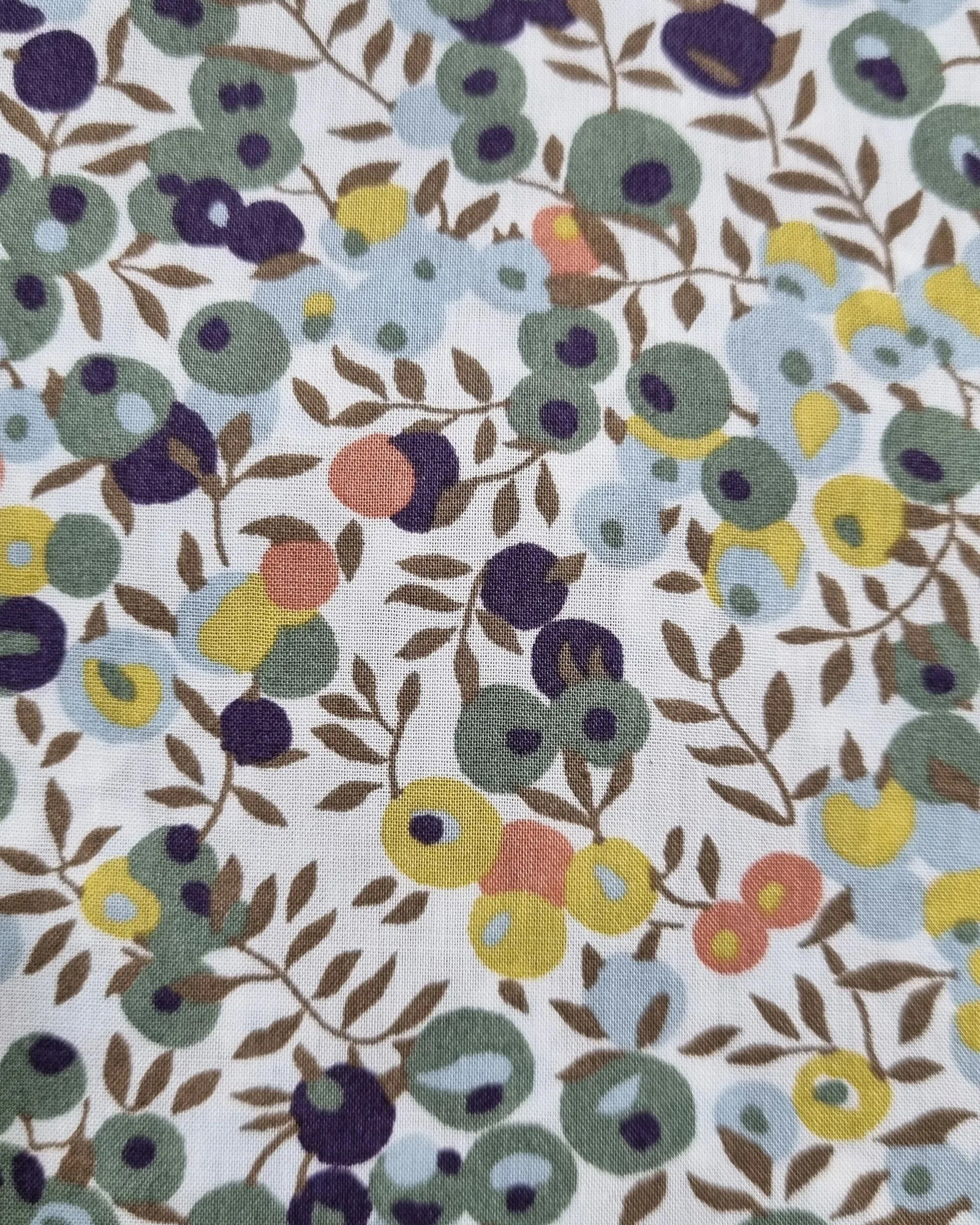 VINCENT & FRANKS W2303639009C GREEN LIBERTY PRINT SLIM SC SHIRT