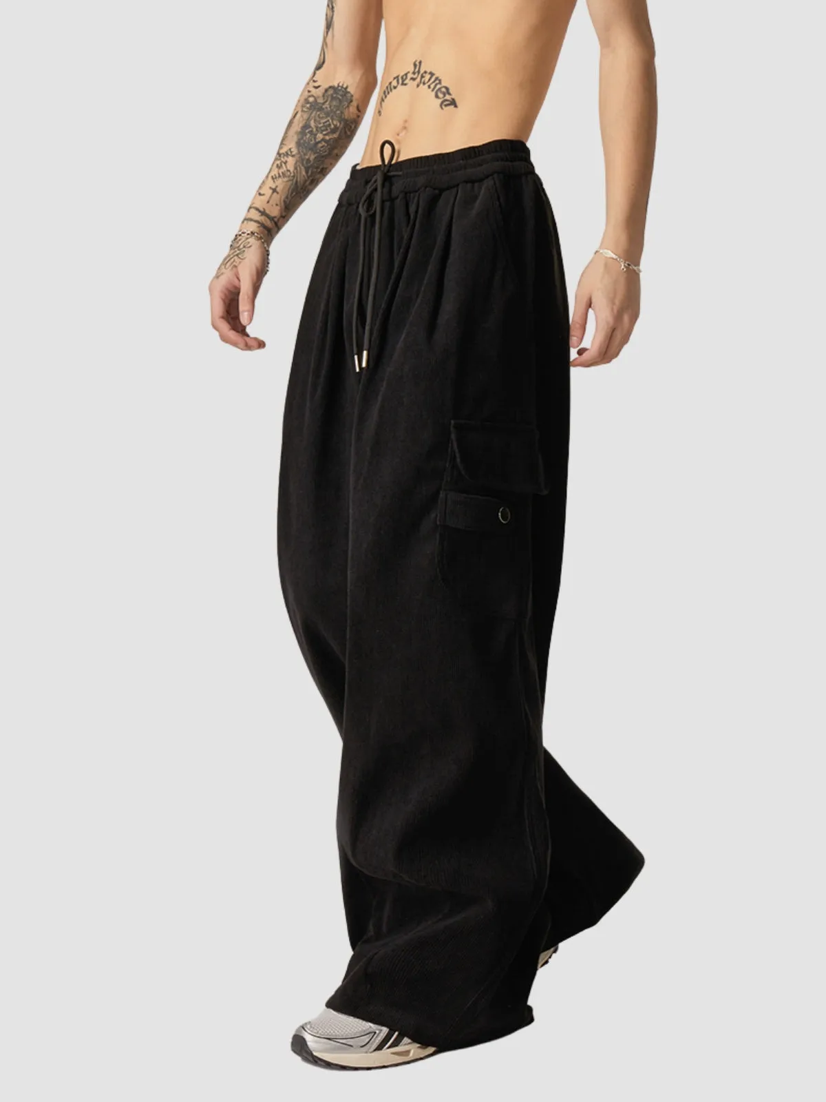 WLS Loose Corduroy Cargo Pants