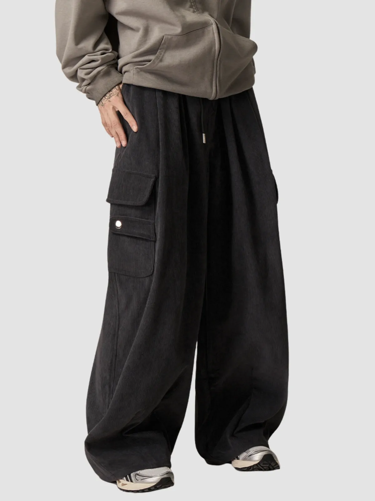 WLS Loose Corduroy Cargo Pants