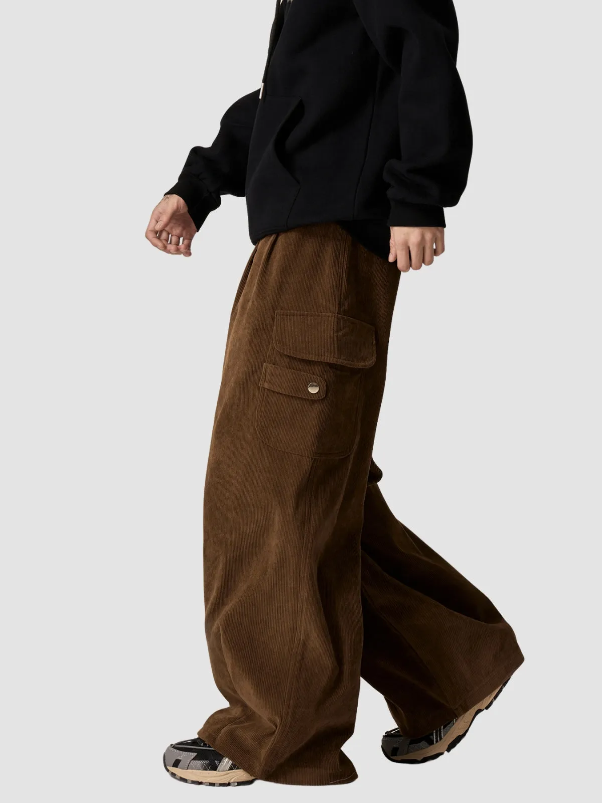 WLS Loose Corduroy Cargo Pants