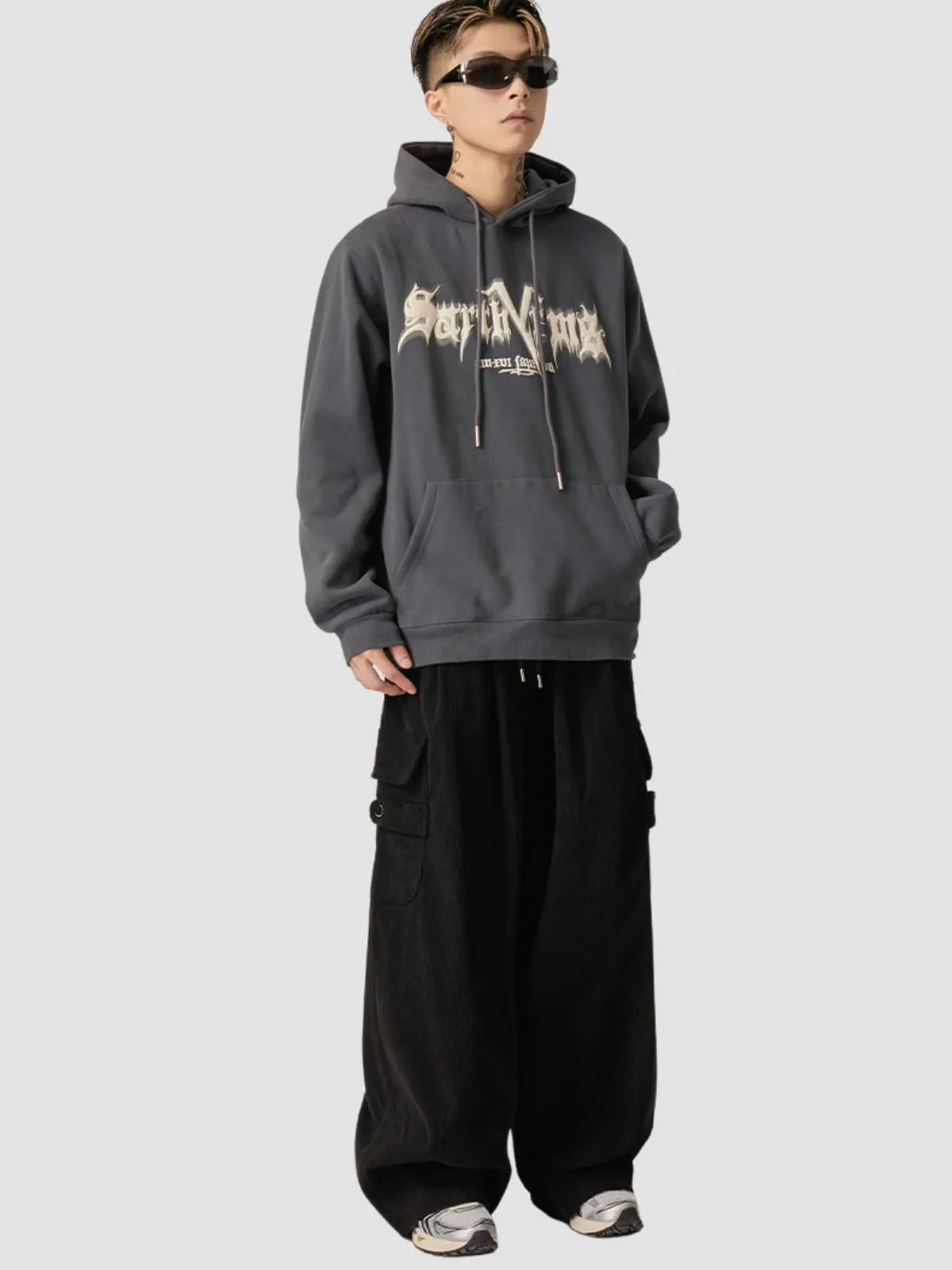 WLS Loose Corduroy Cargo Pants